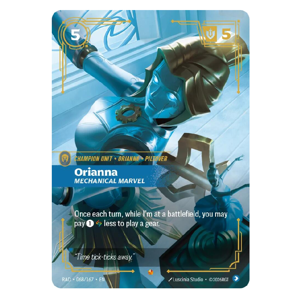 Orianna, Mechanical Marvel - RAD 068/167 - Epic - 1st Edition