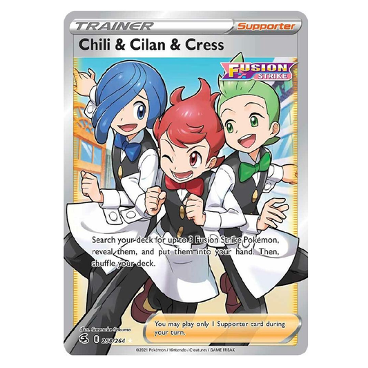Chili & Cilan & Cress - 258/264 - Ultra Rare - 1st Edition