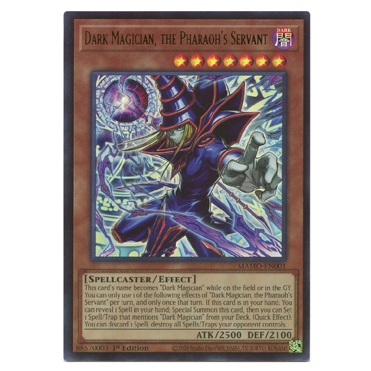 Dark Magician, the Pharaoh's Servant - MAMO-EN001 - Ultra Rare - 1st Edition