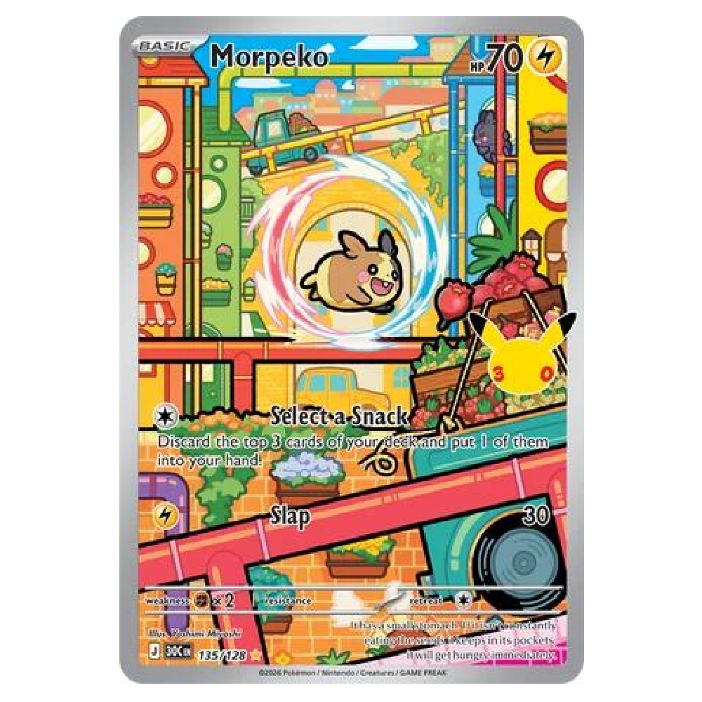 Morpeko - 30C 135/128 - Illustration Rare - 1st Edition