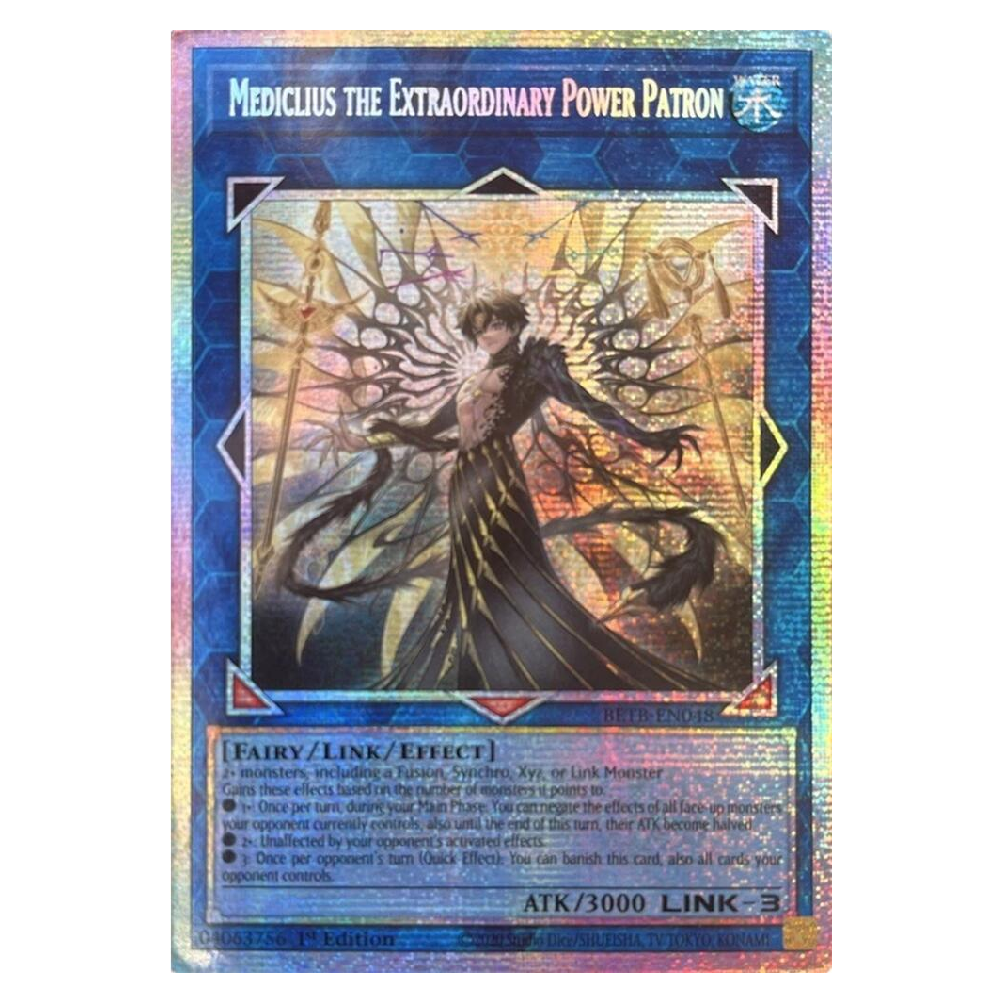 Mediclius the Extraordinary Power Patron - BETB-EN048 - Starlight Rare - 1st Edition