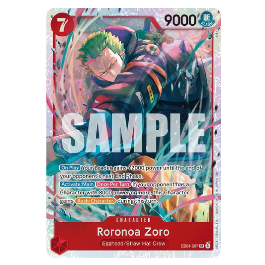 Roronoa Zoro - EB04-007 - SR - 1st Edition