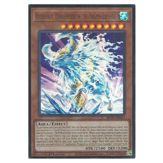 Audhumla, Progenitor of the Frozen Expanse - BETB-EN081 - Ultra Rare - 1st Edition