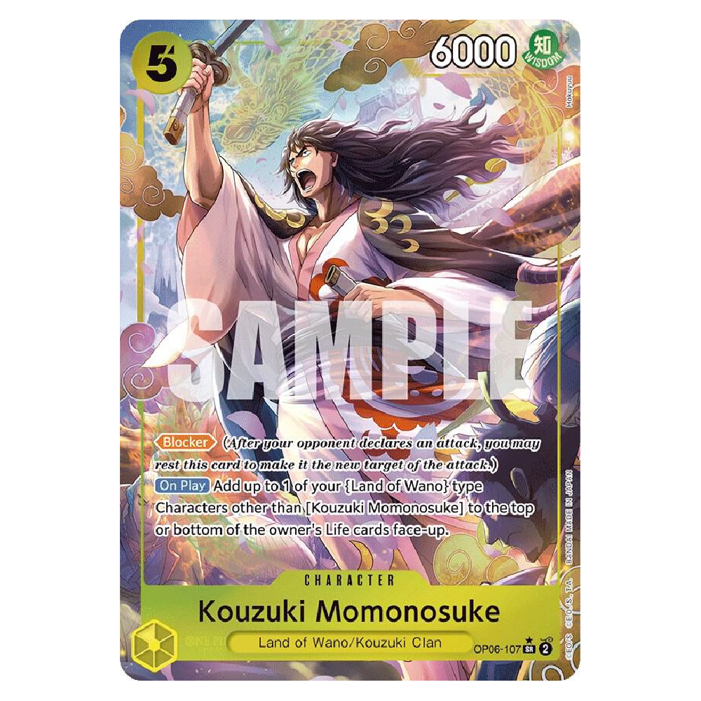 Kouzuki Momonosuke (Alt Art) - OP06-107 - SR - 1st Edition