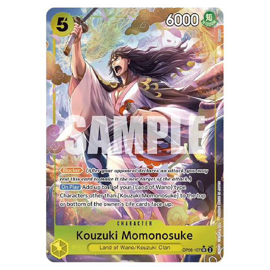 Kouzuki Momonosuke (Alt Art) - OP06-107 - SR - 1st Edition