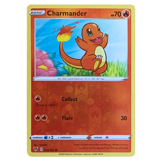 Charmander (Reverse Holofoil) - 023/185 - Promo - 1st Edition