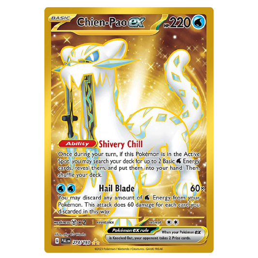 Chien-Pao ex - PAL 274/193 - Hyper Rare - 1st Edition