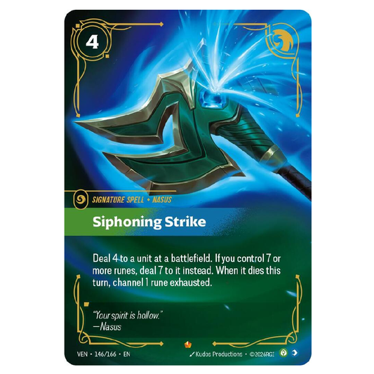 Siphoning Strike - VEN 146/166 - Epic - 1st Edition