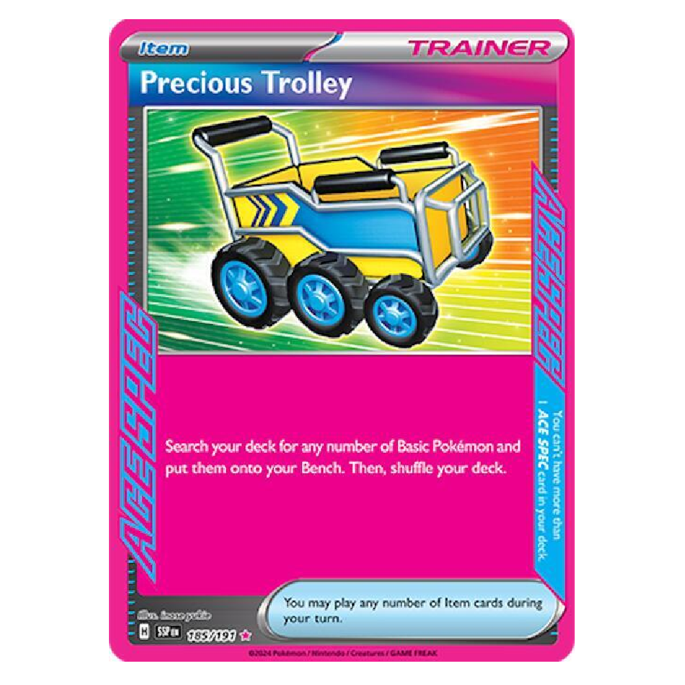 Precious Trolley - SSP 185/191 - Ace Spec Rare - 1st Edition