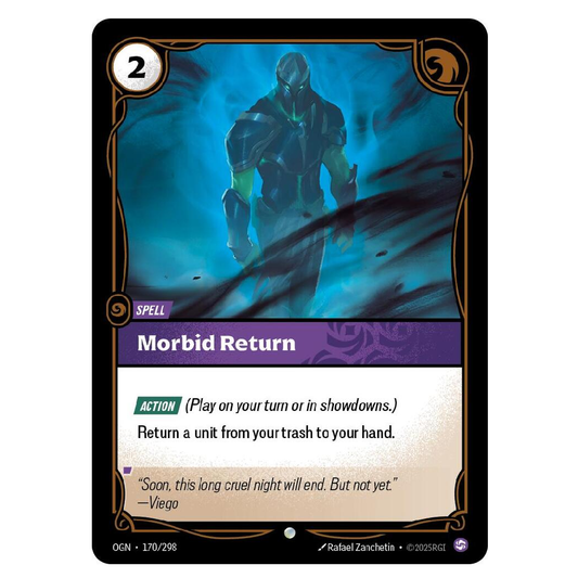 Morbid Return (Foil) - OGN 170/298 - Common - 1st Edition