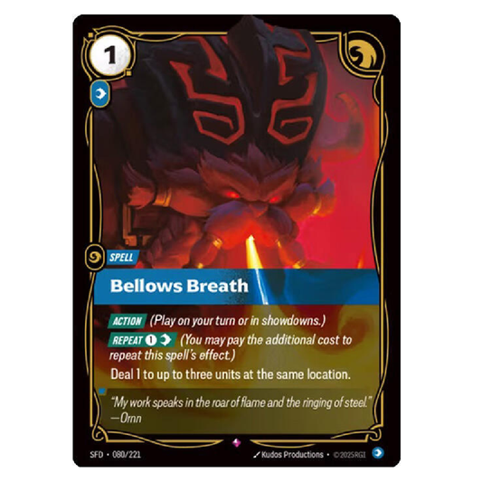 Bellows Breath - SFD 080/221 - Rare - 1st Edition