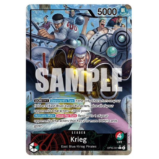 Krieg (Alt Art) - OP15-001 - L - 1st Edition
