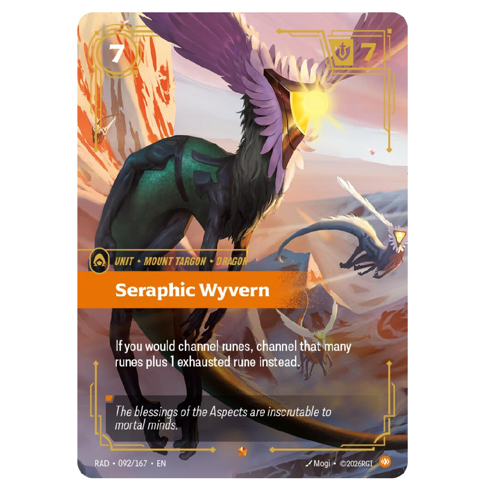 Seraphic Wyvern - RAD 092/167 - Epic - 1st Edition