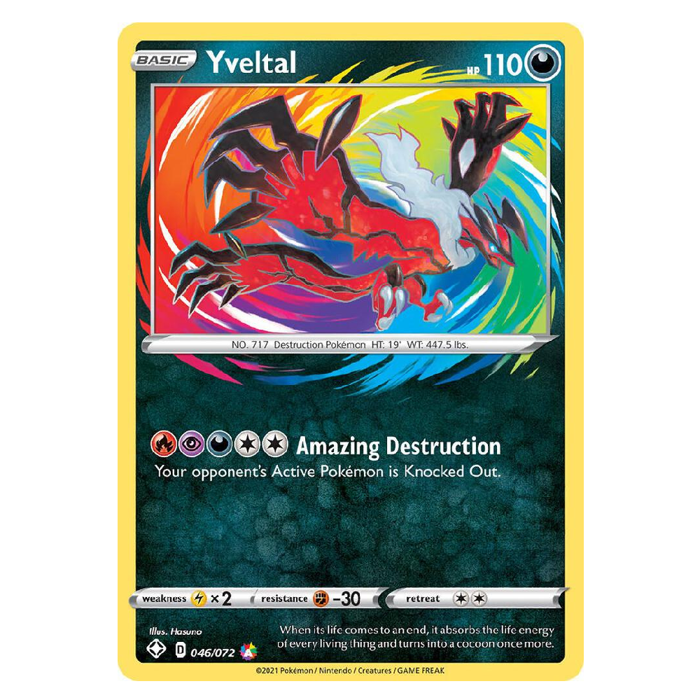 Yveltal - 046/072 - Amazing Rare - 1st Edition