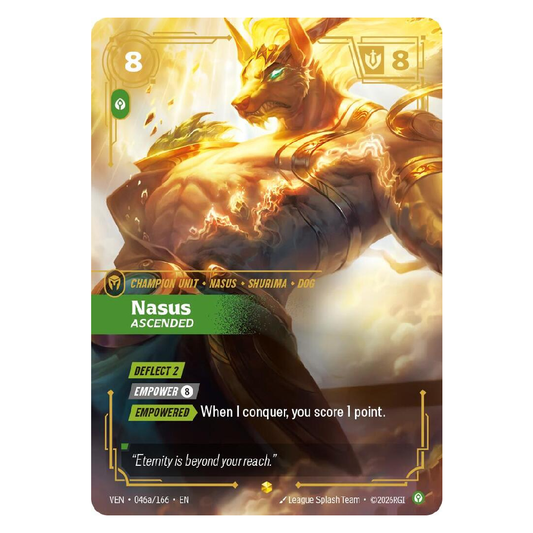 Nasus Ascended (Alt Art) - VEN 046a/166 - Showcase - 1st Edition