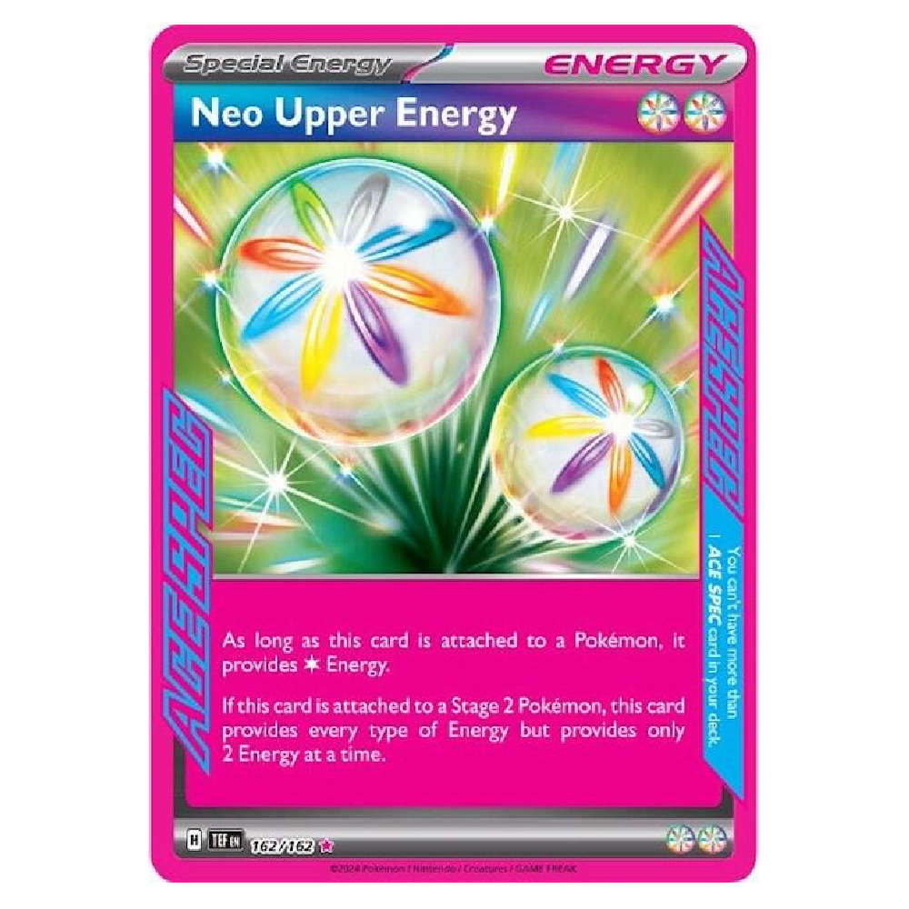 Neo Upper Energy - TEF 162/162 - Ace Spec Rare - 1st Edition