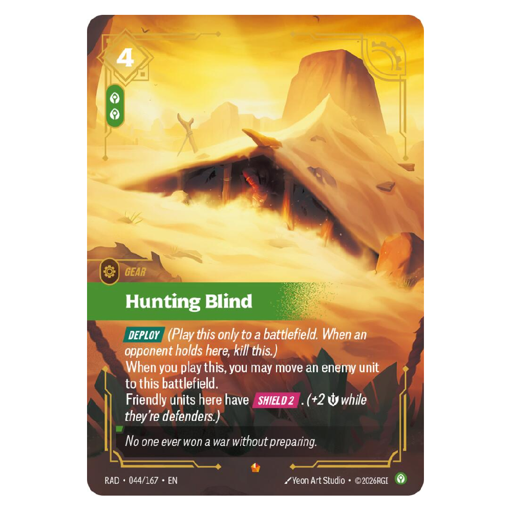 Hunting Blind - RAD 044/167 - Epic - 1st Edition