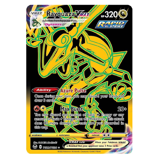 Rayquaza Vmax - TG29/TG30 - Secret Rare - 1st Edition