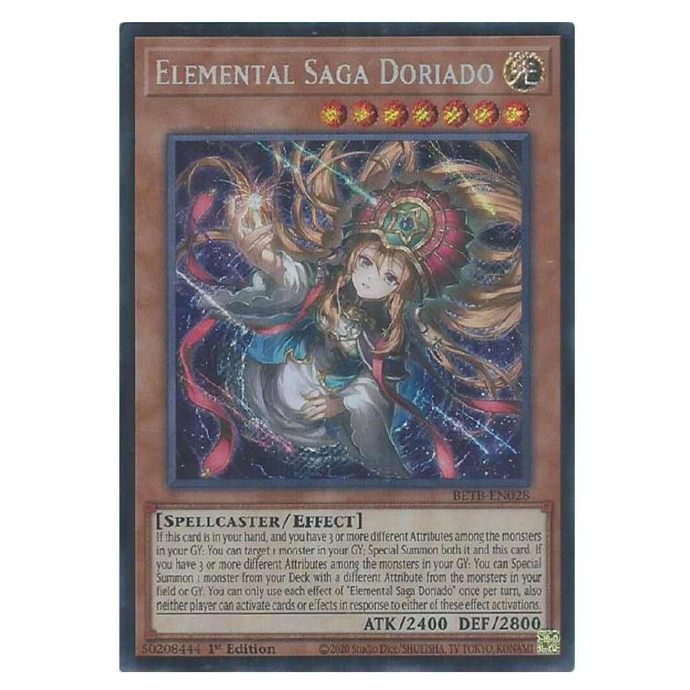 Elemental Saga Doriado - BETB-EN028 - Secret Rare - 1st Edition