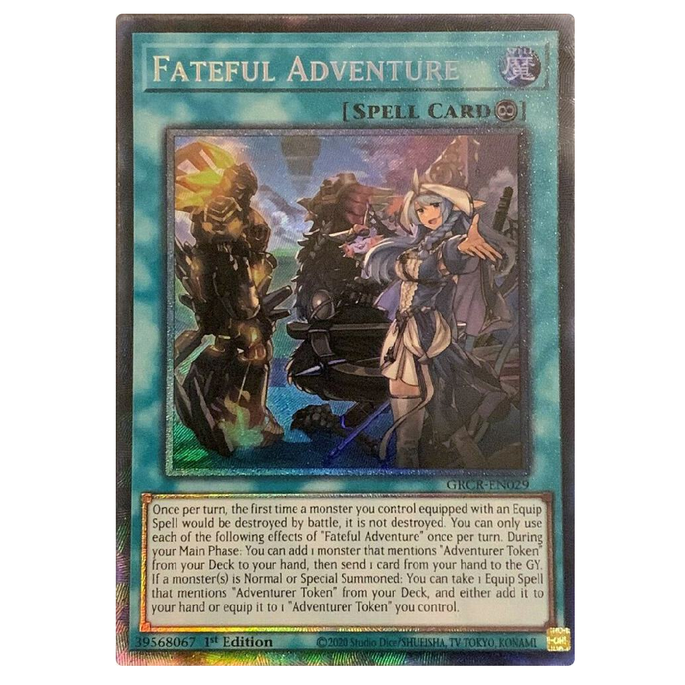 Fateful Adventure - GRCR-EN029 - Collector's Rare - 1st Edition