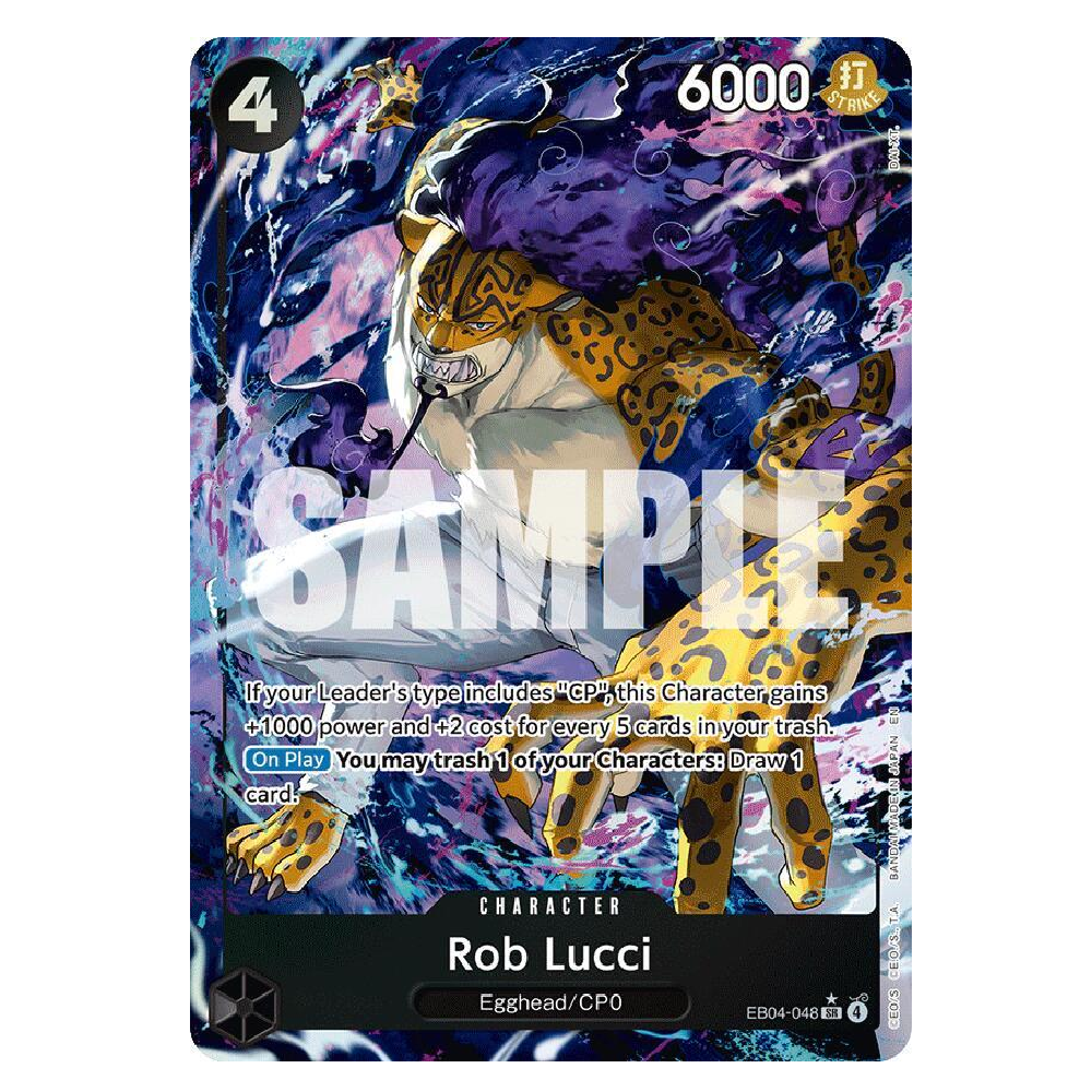Rob Lucci (Alt Art) - EB04-048 - SR - 1st Edition