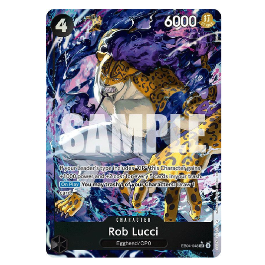 Rob Lucci (Alt Art) - EB04-048 - SR - 1st Edition