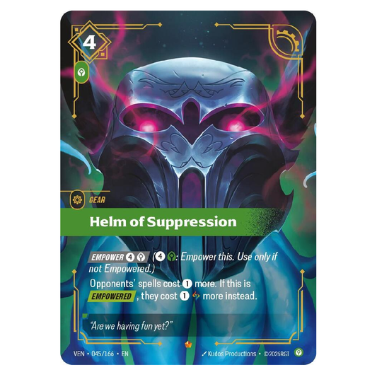 Helm of Supression - VEN 045/166 - Epic - 1st Edition