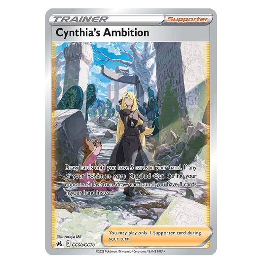 Cynthia's Ambition - GG60/GG70 - Ultra Rare - 1st Edition