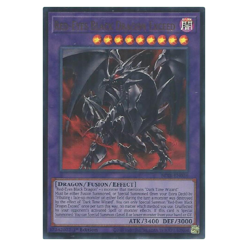 Red-Eyes Black Dragon Exceed - BETB-EN036 - Ultra Rare - 1st Edition
