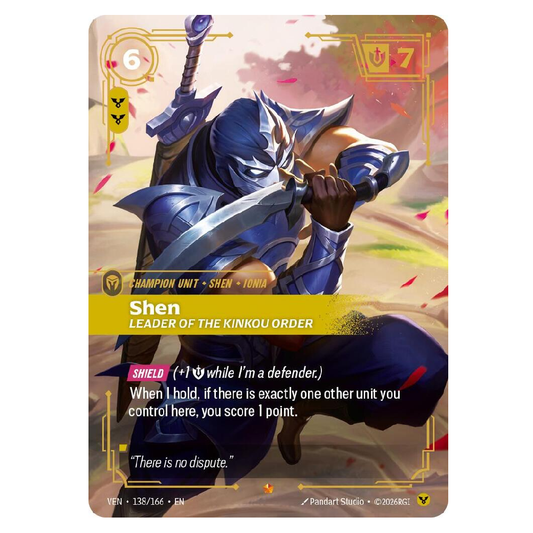 Shen Leader of the Kinkou Order - VEN 1381/66 - Epic - 1st Edition