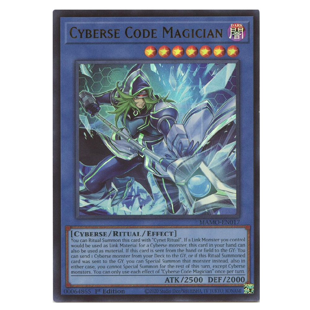 Cyberse Code Magician - MAMO-EN017 - Ultra Rare - 1st Edition