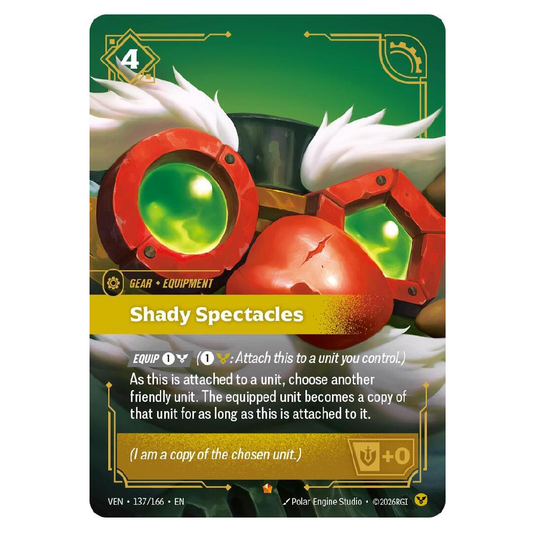 Shady Spectacles - VEN 137/166 - Epic - 1st Edition