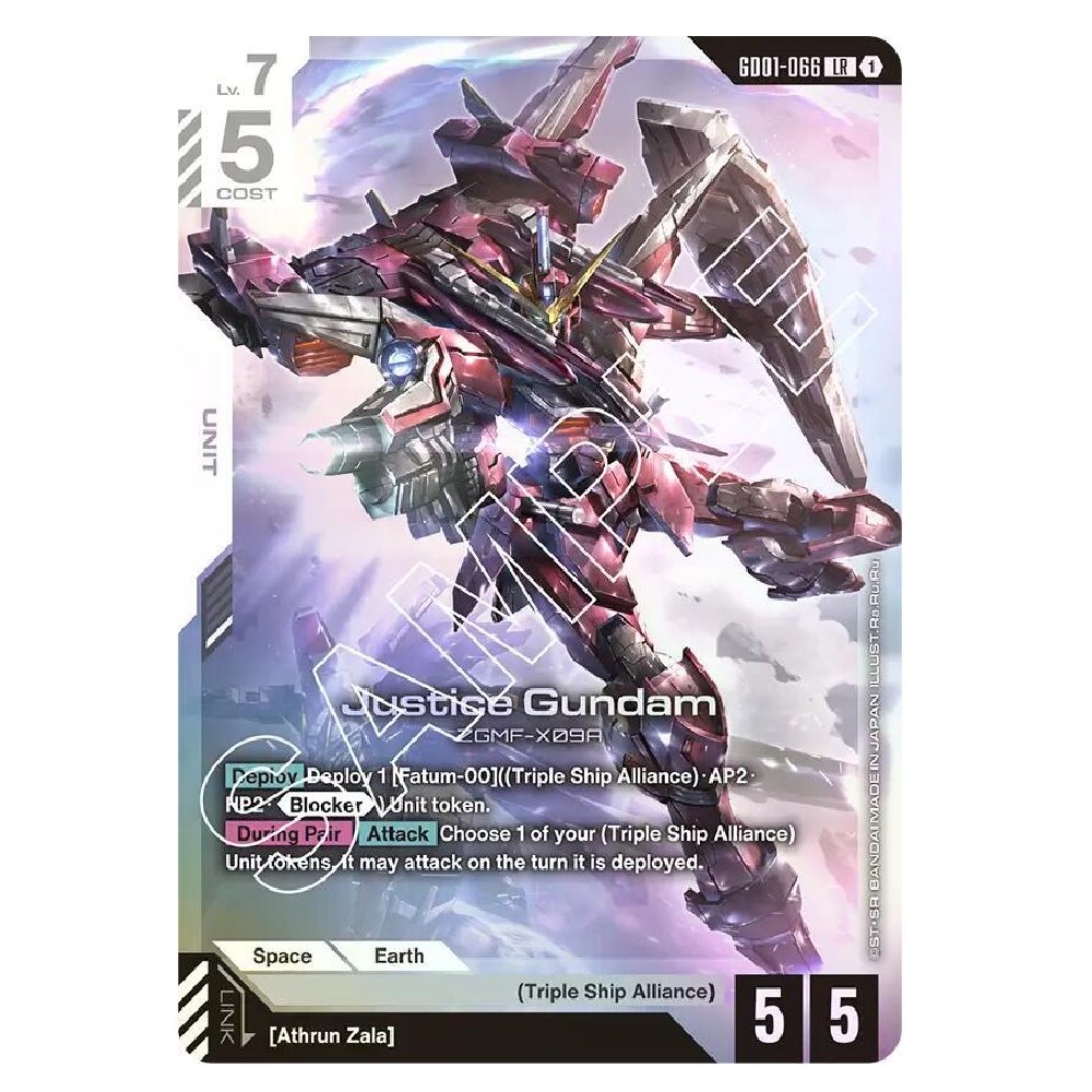 Justice Gundam - GD01-066 - LR - 1st Edition