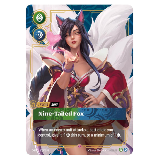 Nine-Tailed Fox - OGN 255/298 - Rare - 1st Edition