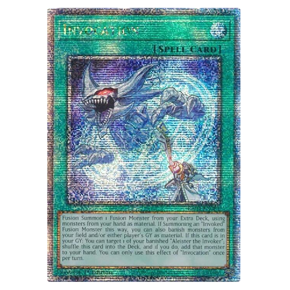 Invocation - RA04-EN281 - Quarter Century Secret Rare - 1st Edition