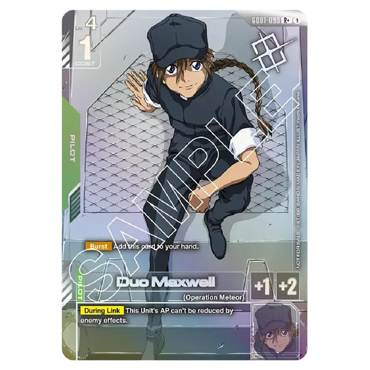 Duo Maxwell (Store Tournament Winner Pack 01) - GD01-090 - R+ - 1st Edition