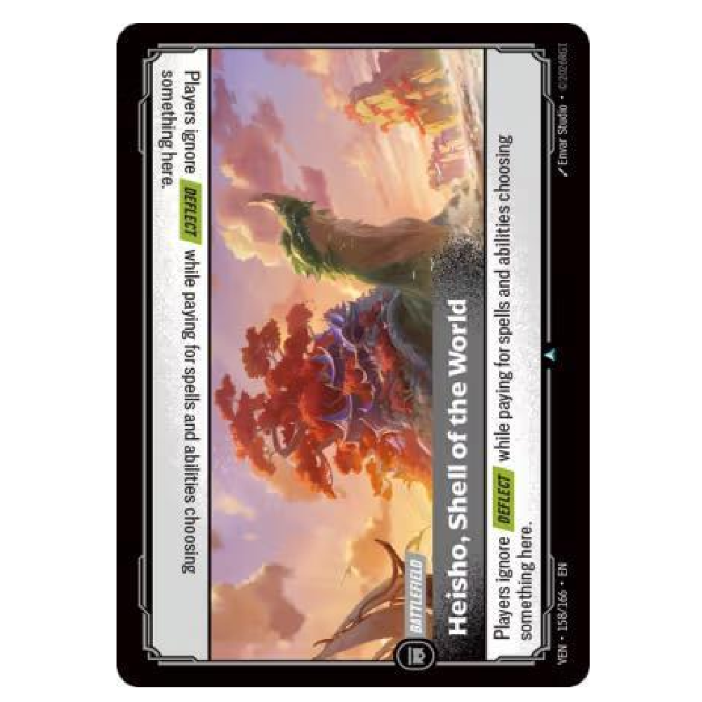 Heisho, Shell of the World (Foil) - VEN 158/166 - Uncommon - 1st Edition