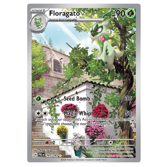 Floragato - PAL 197/193 - Illustration Rare - 1st Edition