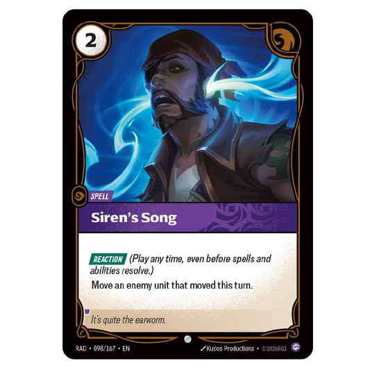 Siren's Song (Foil) - RAD 098/167 - Common - 1st Edition