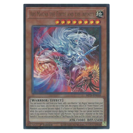 Ars Magna the Finite and the Infinite - BETB-EN018 - Ultra Rare - 1st Edition