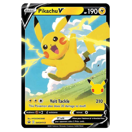 Pikachu V - SWSH143 - Promo - 1st Edition