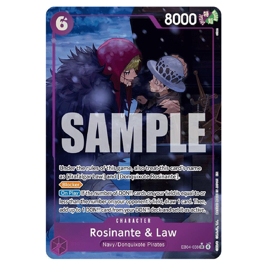 Rosinante & Law (Alt Art) - EB04-038 - SR - 1st Edition