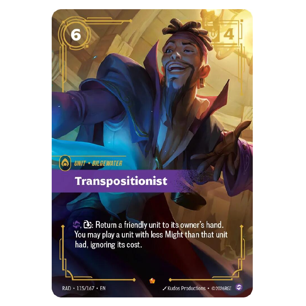 Transpositionist - RAD 115/167 - Epic - 1st Edition