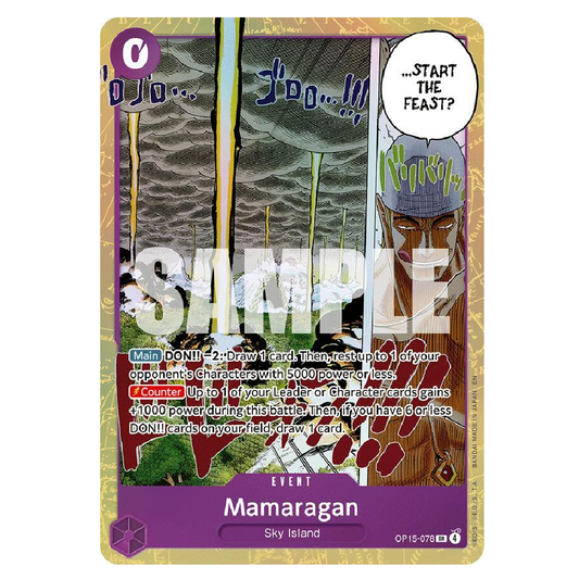 Mamaragan - OP15-078 - SR - 1st Edition