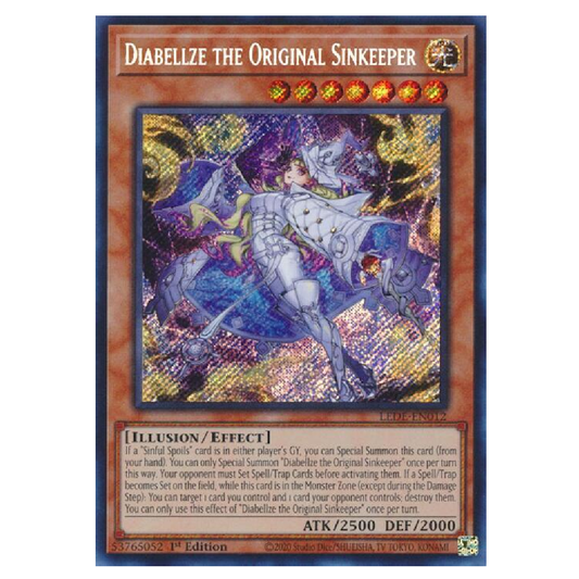 Diabellze the Original Sinkeeper - LEDE-EN012 - Secret Rare - 1st Edition