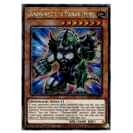 Dinowrestler Pankratops - MP24-EN047 - Quarter Century Secret Rare - 1st Edition