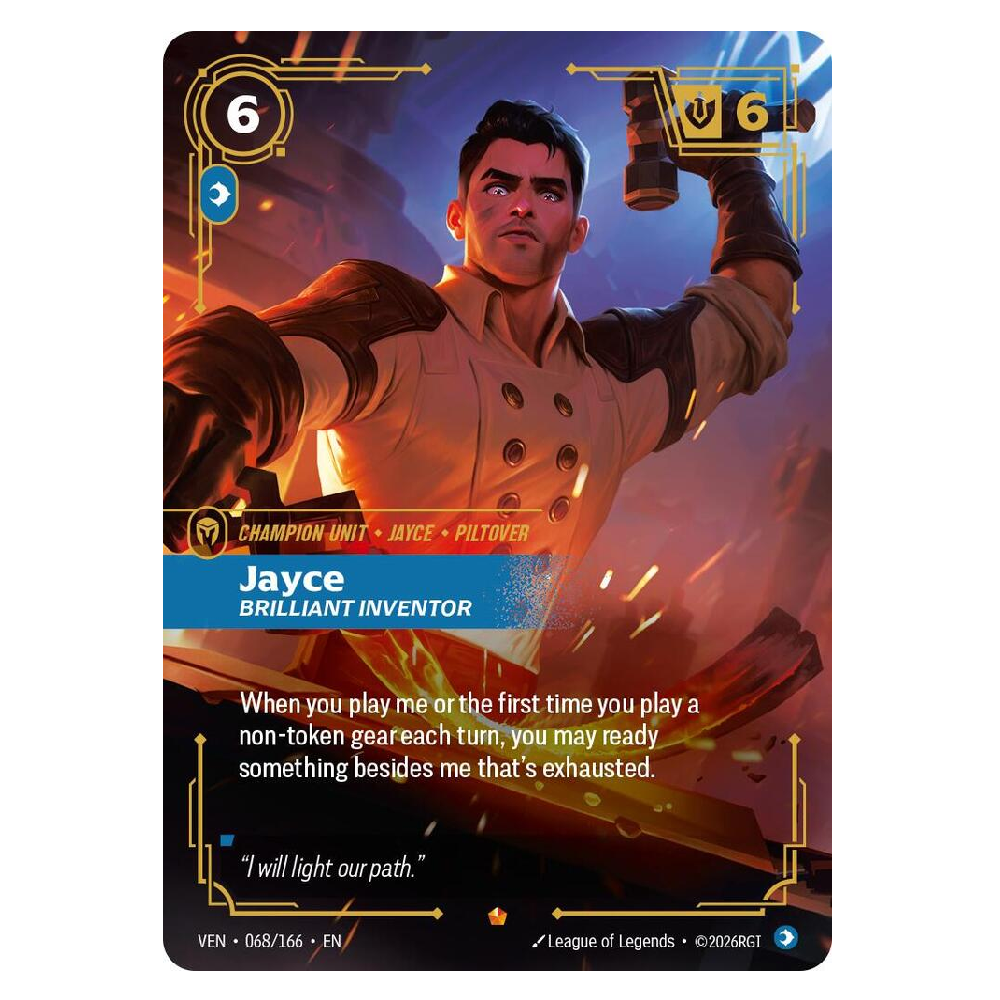 Jayce Brilliant Inventor - VEN 068/166 - Epic - 1st Edition