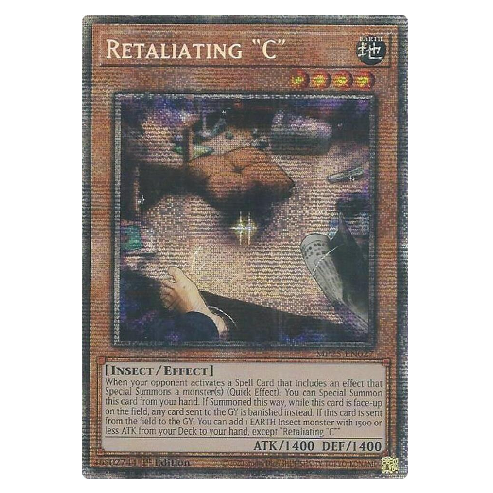 Retaliating "C" - MP25-EN027 - Starligh Rare - 1st Edition