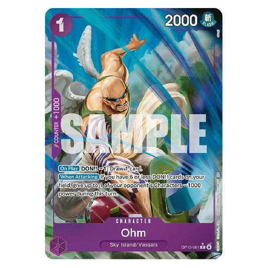 Ohm (Alt Art) - OP15-061 - R - 1st Edition