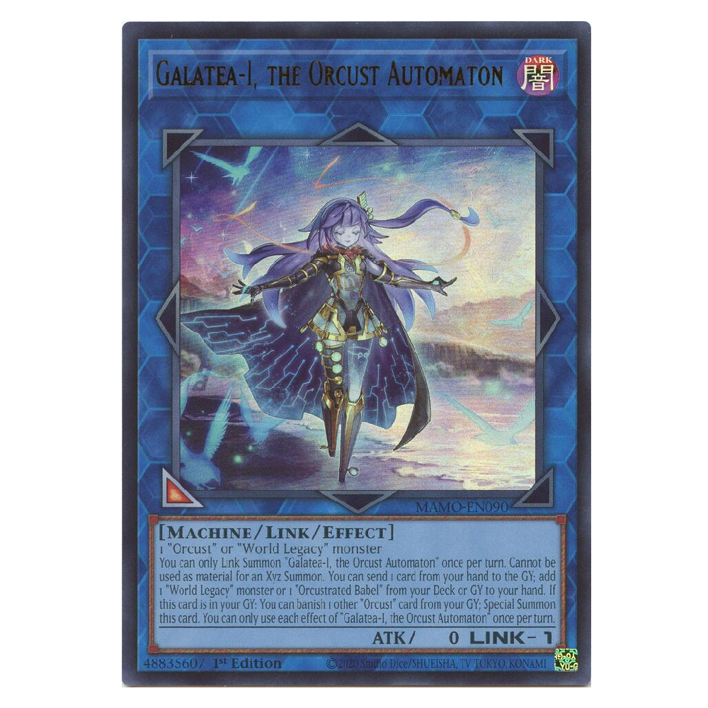 Galatea-I, the Orcust Automaton - MAMO-EN090 - Ultra Rare - 1st Edition